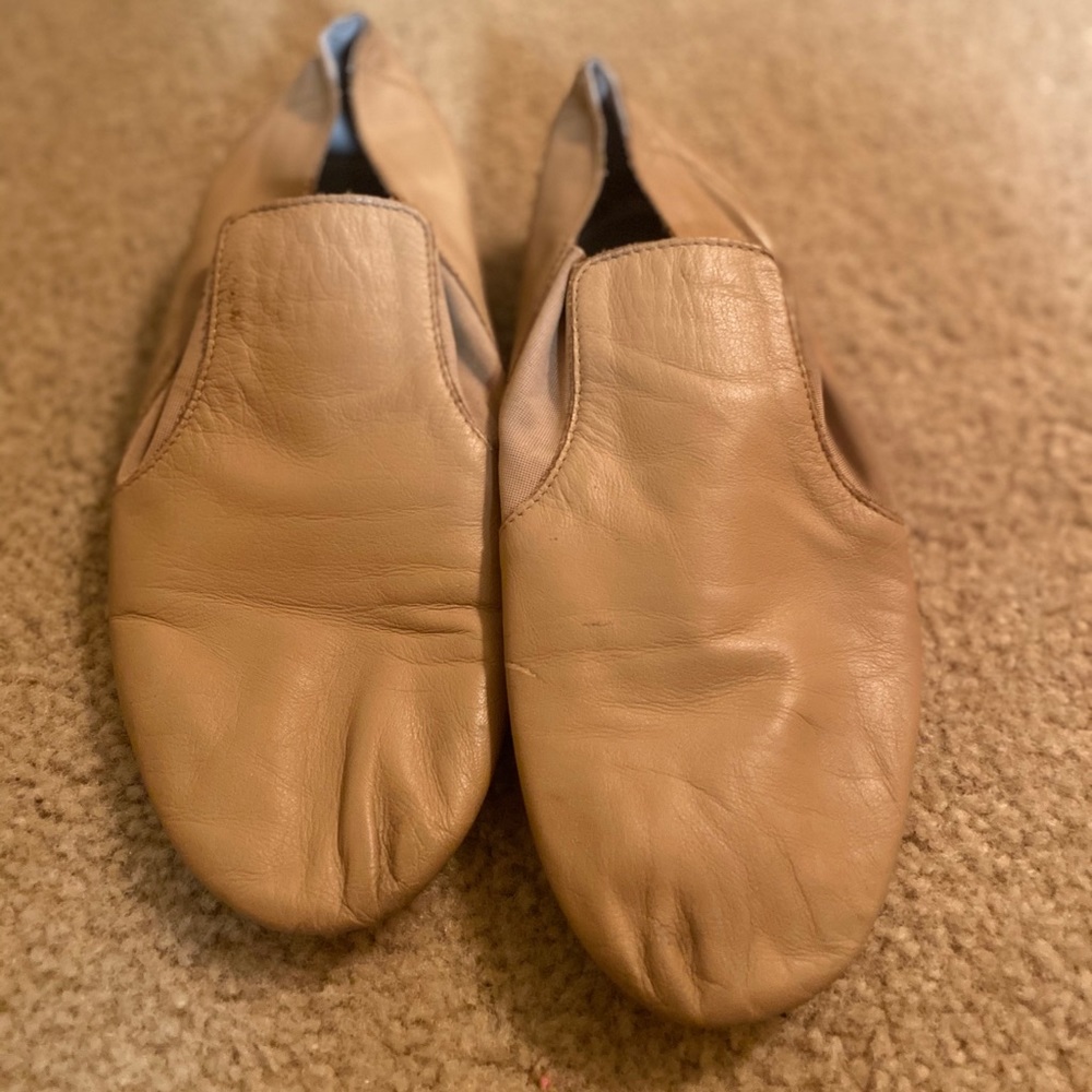 Dance Now Tan Nude Jazz Shoes